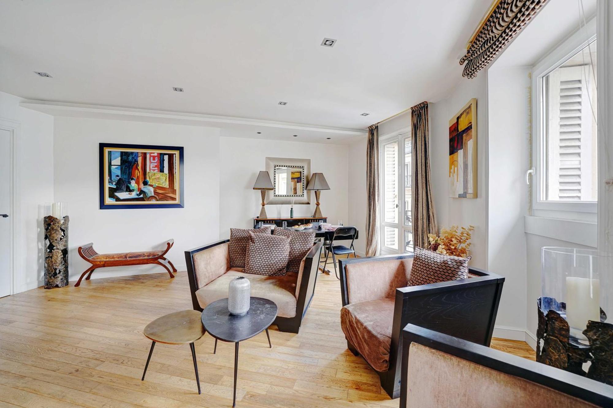 Bright Spacious 2p - Eiffel Tower Auteuil *