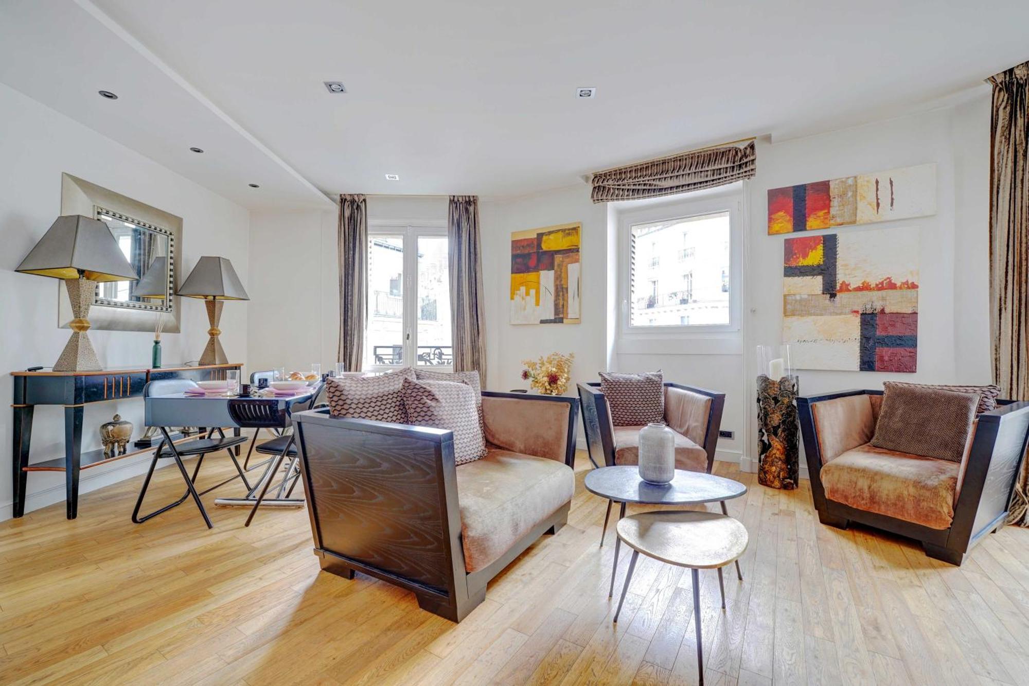 Bright Spacious 2p - Eiffel Tower Auteuil *